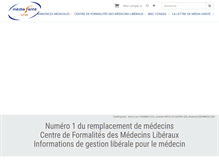 Tablet Screenshot of media-sante.com